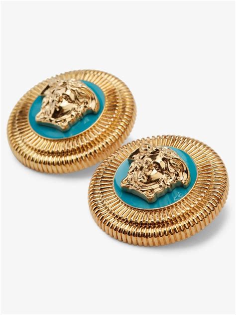 versace earrings medusa.